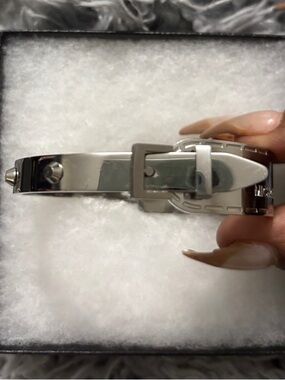 Michael Kors Silver Buckle Bracelet